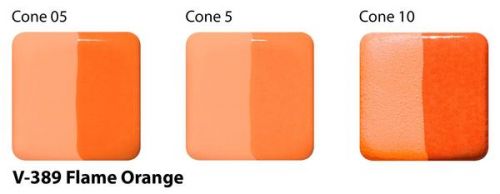 AMACO Velvet Underglaze V-389 - Flame Orange - 1 pint